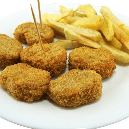 Chicken Nuggets 6 Stück mit Pommes