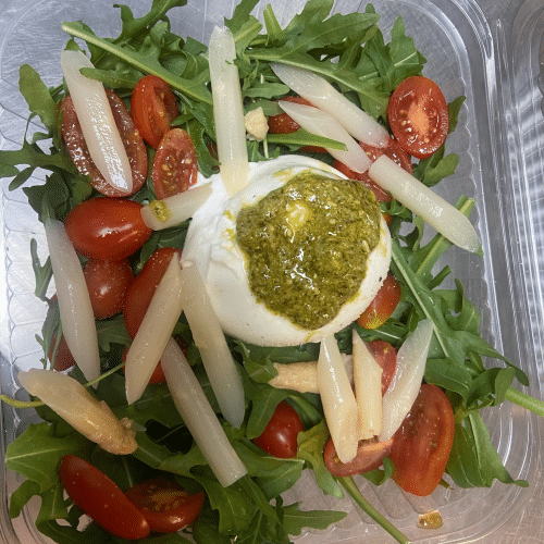 Burrata-Spargel Salat