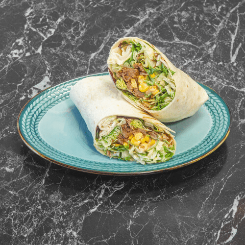 Pulled Beef Barbacoa Wrap