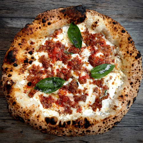 Pizza Ciccioli Ricotta