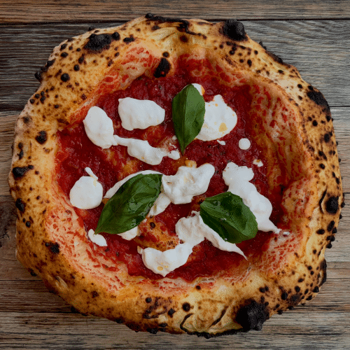 Pizza Stracciatella e Pecorino