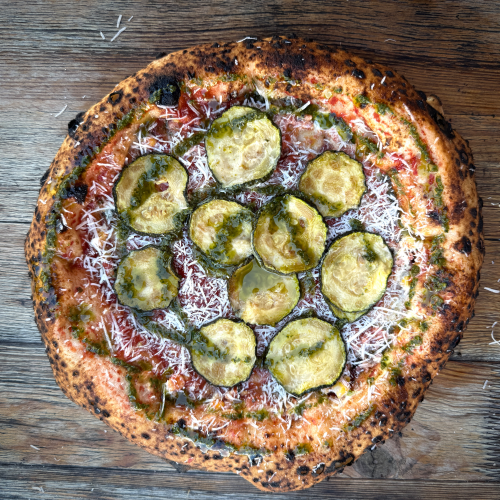 Pizza Zucchini e Pesto