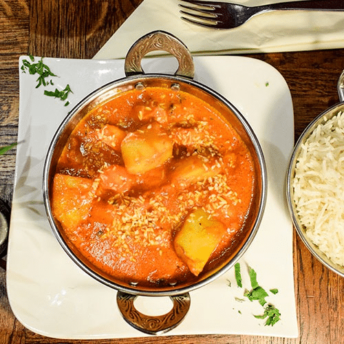 Jhinga Vindaloo (scharf)