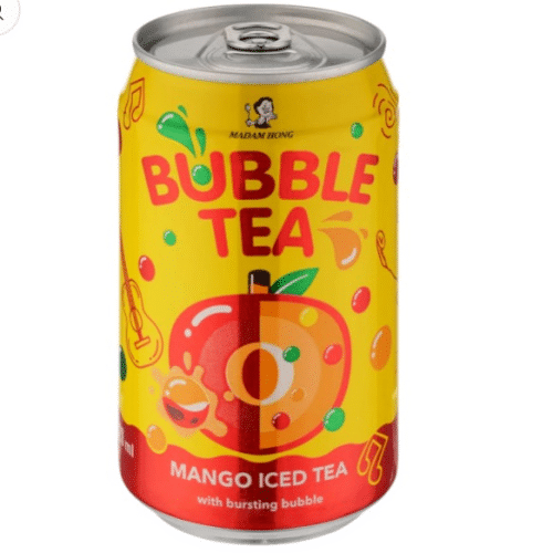 Bubble Tea Mango Iced Tea Amerikanisches Getränk 0,32l