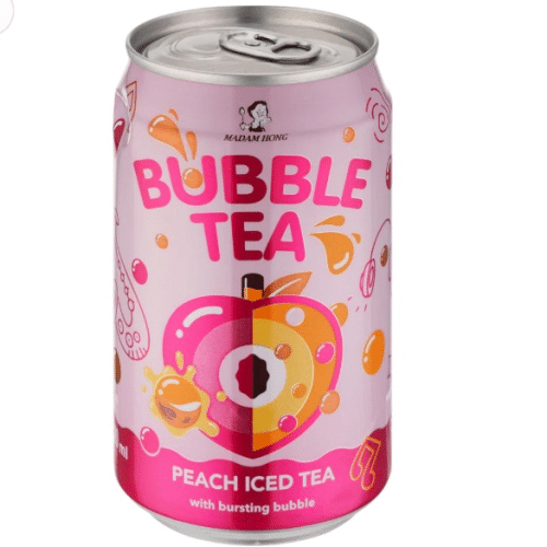 Bubble Tea Peach Iced Tea Amerikanische Getränk 0.32l