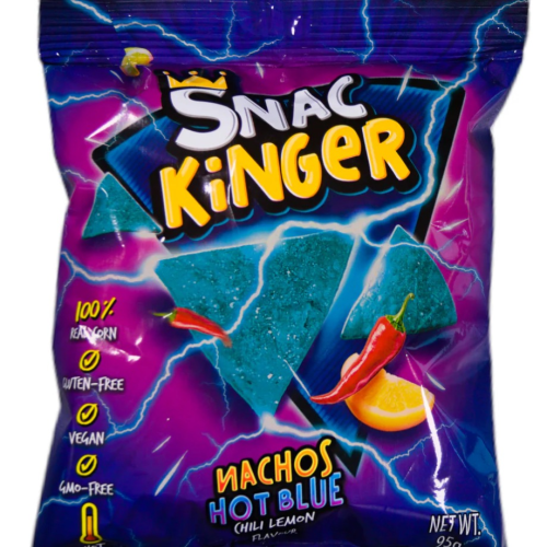 Snac Kinger Nachos Hot Blue Chili Lemon 95g