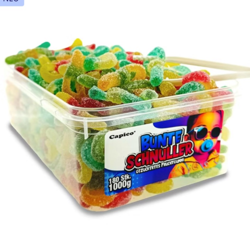 Capico Bunte Schnuller gezuckert 180st - 1kg