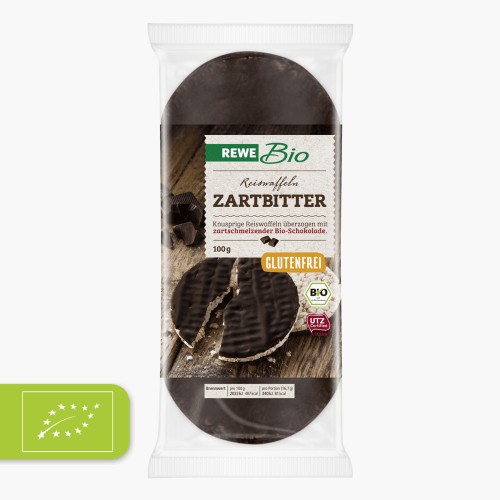 Rewe Bio Reiswaffeln Zartbitter 100g