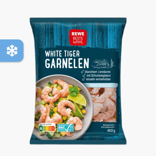 Rewe Beste Wahl White Tiger Garnelen 450g