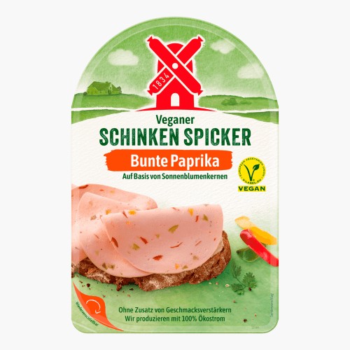 Rügenwalder Mühle Veganer Schinken Spicker Bunte Paprika 80g