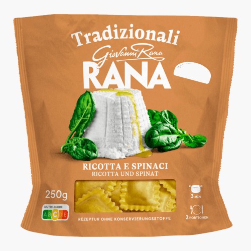 Rana Ravioli Ricotta und Spinat 250g