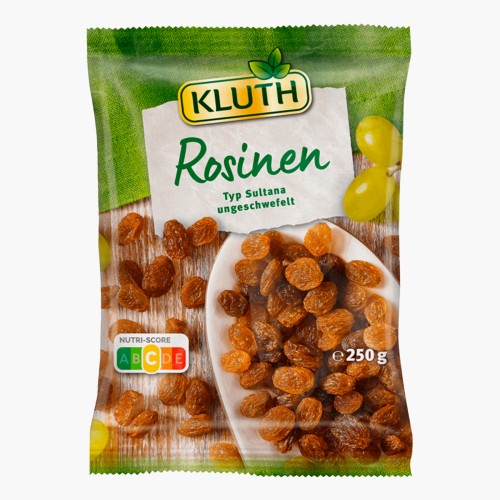 Kluth Rosinen Typ Sultana ungeschwefelt 250g