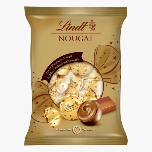 Lindt Nougat Kugeln Doppeldreh 101g