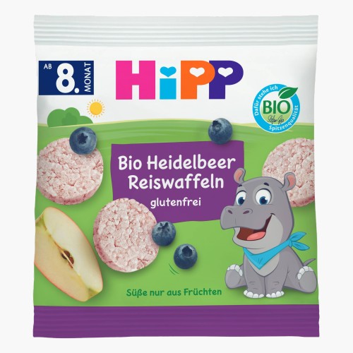 Hipp Bio Reiswaffeln Heidelbeere 30g