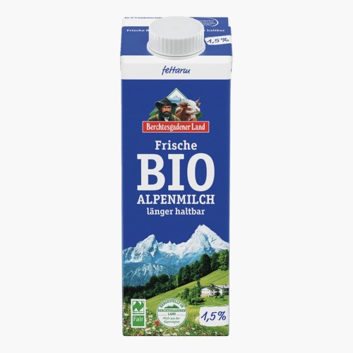 Bercht. Land Frische Bio Alpenmilch 1,5% 1l