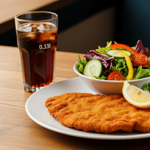 Single Menü - Schnitzel