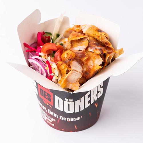 HDD Döner Box mit Salat