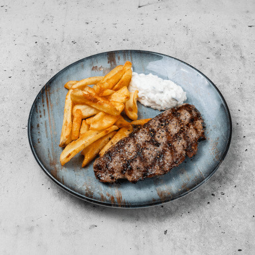 Bifteki mit Käse gefüllt (klein)