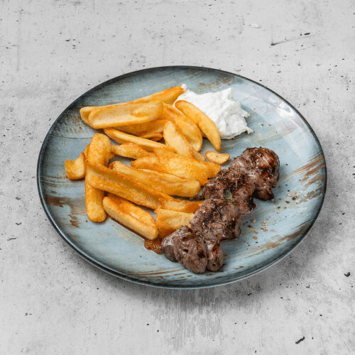 Lamm Souvlaki Spieß (1 Stück)
