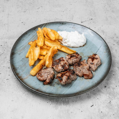 Souvlaki vom Schweinefilet (2 Stück)