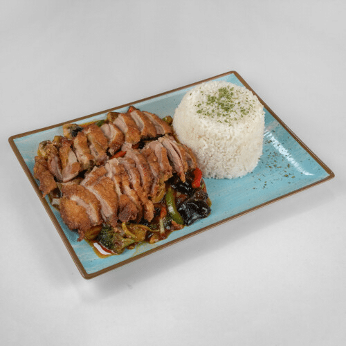 Kun Bao mit Ente (scharf)