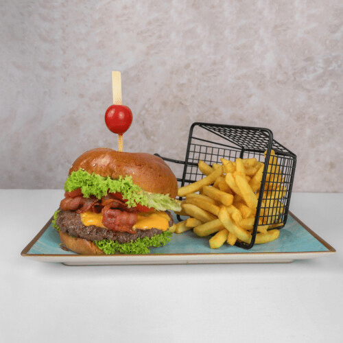 Mega Cheese Burger Bacon