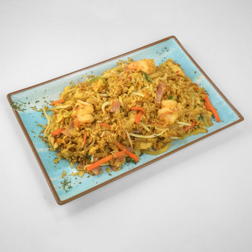 Nasi Goreng gerbratener Reis (leicht scharf)