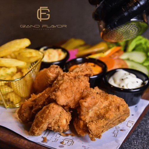 Broasted Chicken Halbe Menü