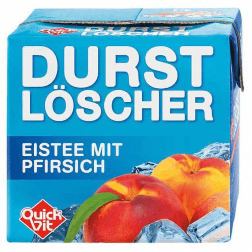 Durstlöscher Eistee Pfirsich