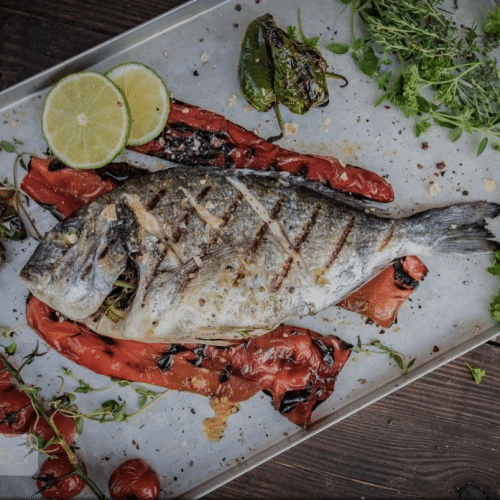 Dorade vom Grill