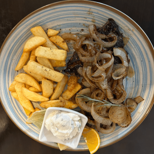 Kalbsleber vom Grill