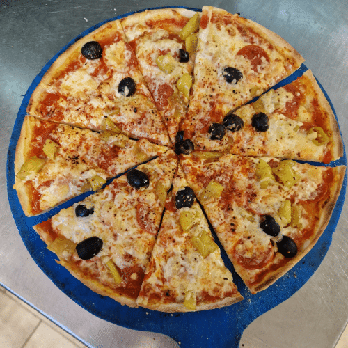 Pizza Diavola (scharf)