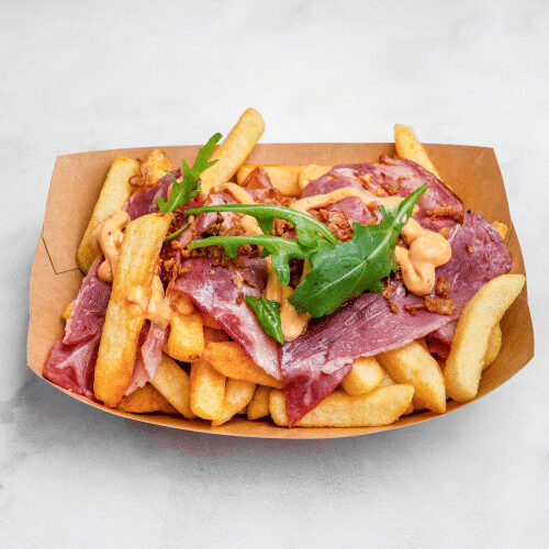 Chili Cheese Bacon Pommes frites