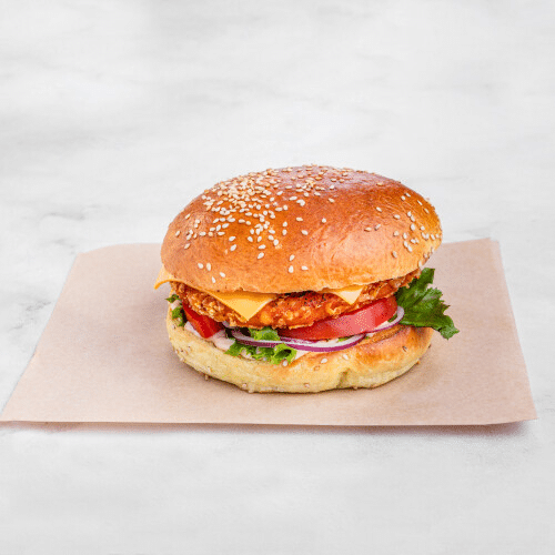 Crispy Chicken Cheese Burger