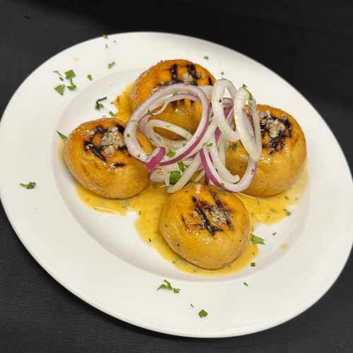 Gegrillte Champignons