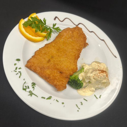 Putenschnitzel mit Kräuterbutter