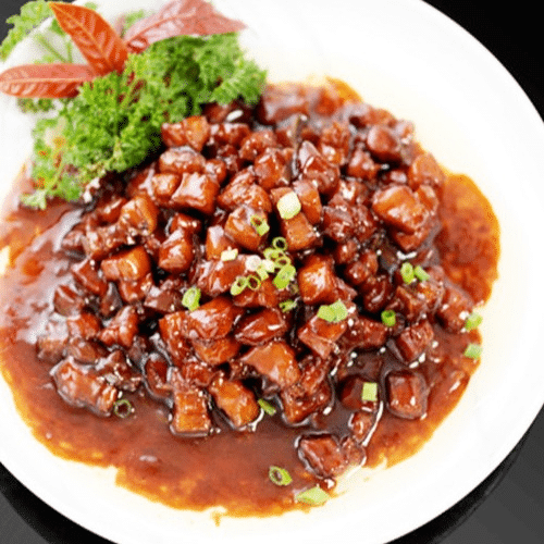 Mittagsmenü - Lu Rou Fan卤肉饭
