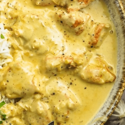 Fisch mit Currysauce