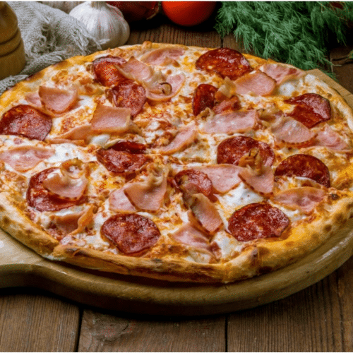 Pizza Salami Prosciutto