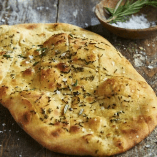 Pizzabrot mit Kräuterbutter