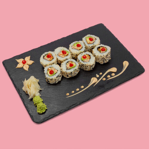 Inside-Out Roll Spicy Salmon
