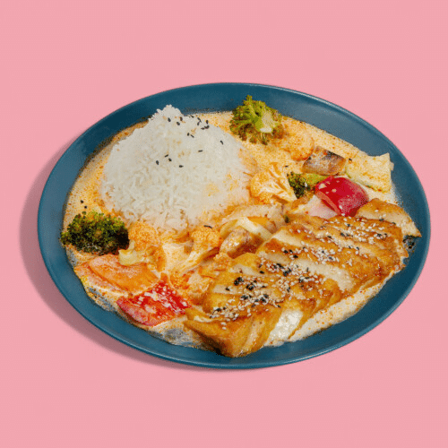 Tofu mit Kokos-Currysauce
