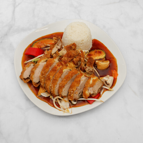 Knusprige Ente Chop-Suey