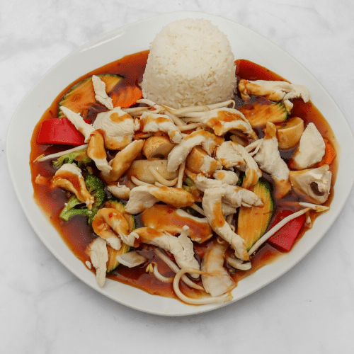 Schweinefleisch Chop-Suey