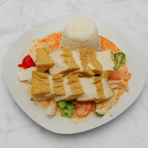 Tofu Curry-Kokos (scharf)