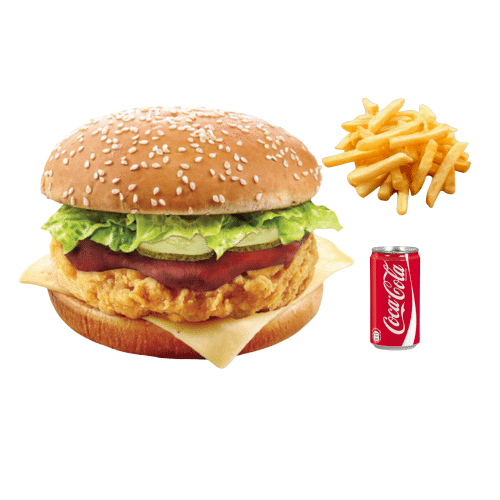 BBQ Crispy Chicken Burger - Menü