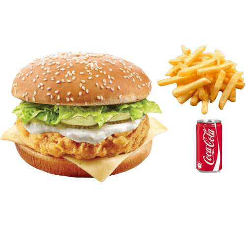 Crispy Chicken Burger - Menü
