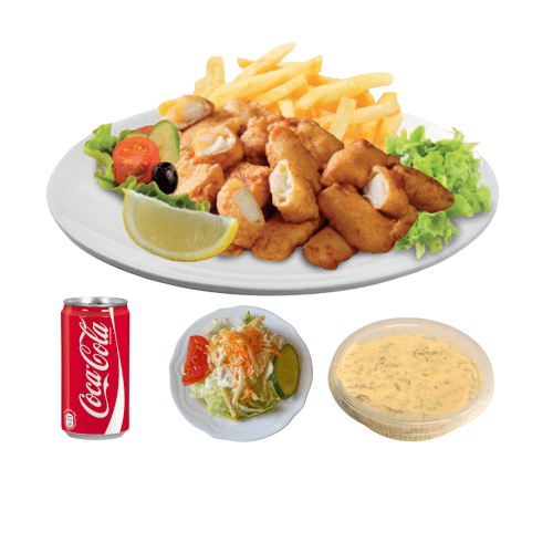 Kibbeling-Teller - Menü