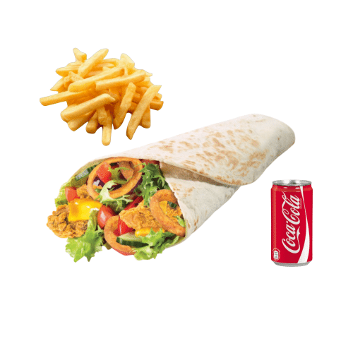 Onion Crispy Chicken Wrap - Menü