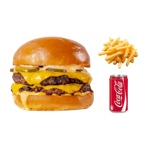 Smash BBQ Cheeseburger - Menü